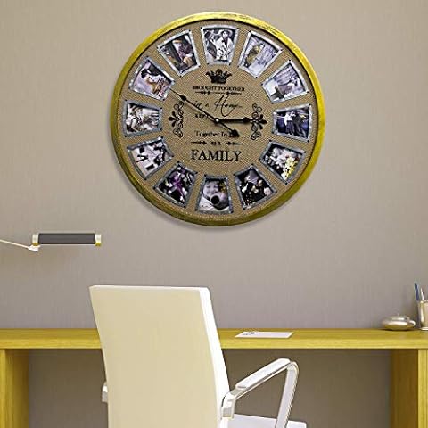 WALPLUS Family Photo Frame Wall Clock Cover