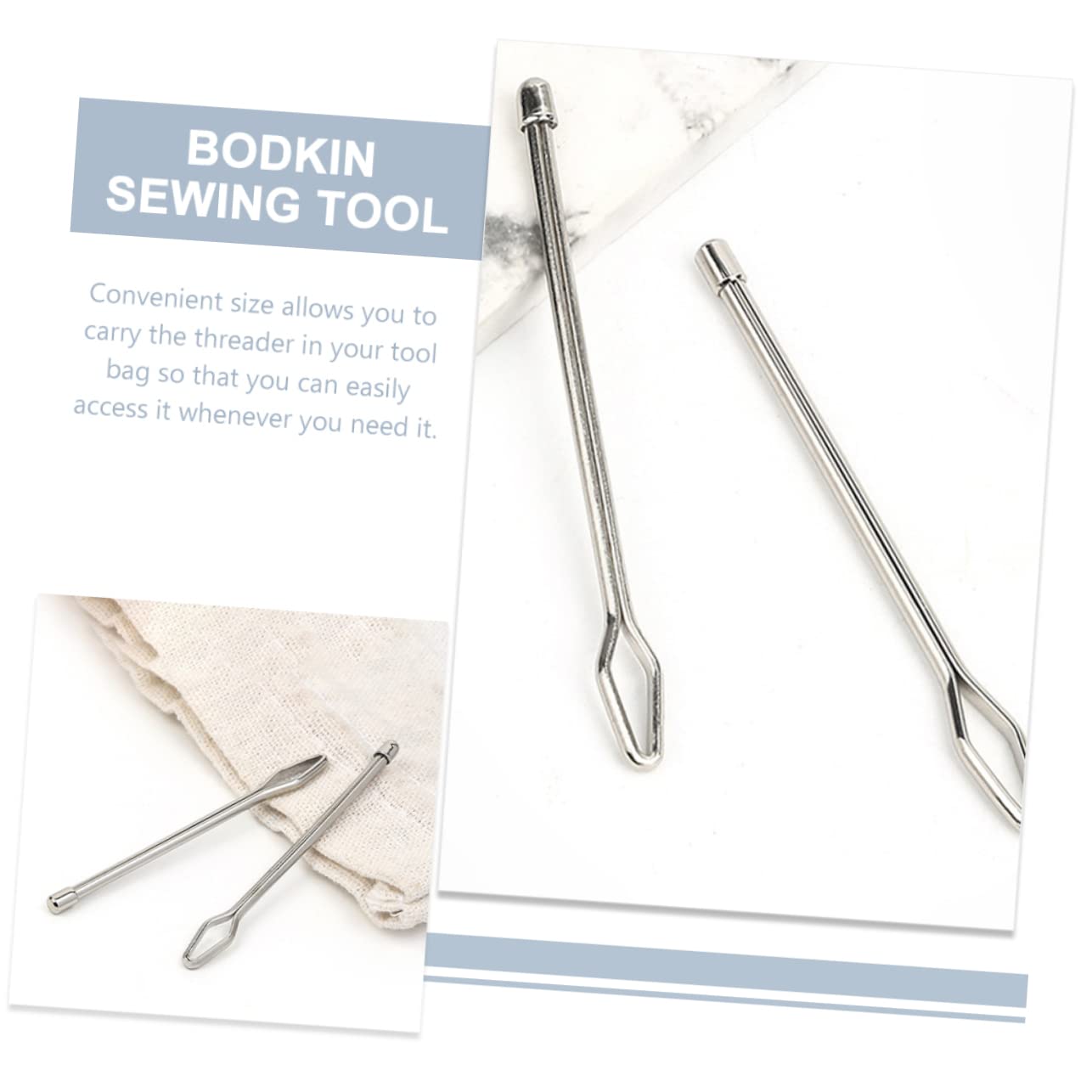 FUNOMOCYA 10pcs Belt Bodkin Ribbon Weaving Tool Pant Drawstring Threader threaders for Sewing Bodkin Threader Sewing Tools and Accessories braiding Tool Iron Elastic Rope Simple