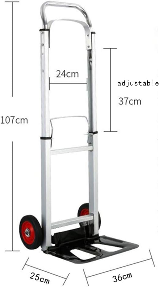 Shopping Cart Sack Car Multi-Function Luggage Cart Garden Portable Tool Cart Folding Cart Home Truck Bearing About 200KG Hand Trucks