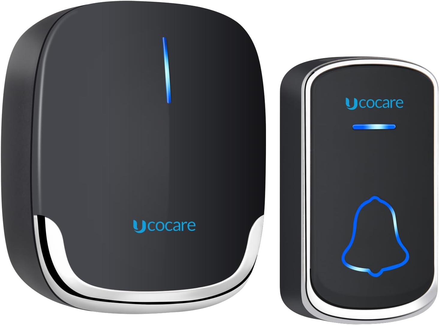 Wireless Doorbell IP65 Waterproof, UCOCARE Door Bell Wireless Cordless