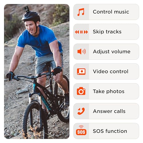 ArcX Bluetooth Smart Ring Remote Control - Waterproof, Super Light, Multi-Function Wearable Technology for The Ultimate Hands Free Control of Any Device - Image 4