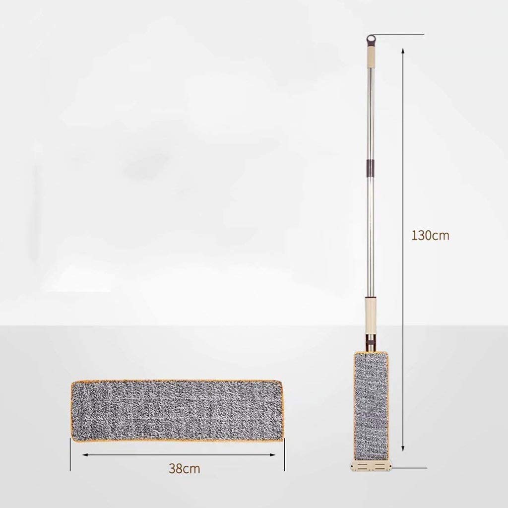Trapeador Giratorio de Acero Inoxidable con Mango 360°