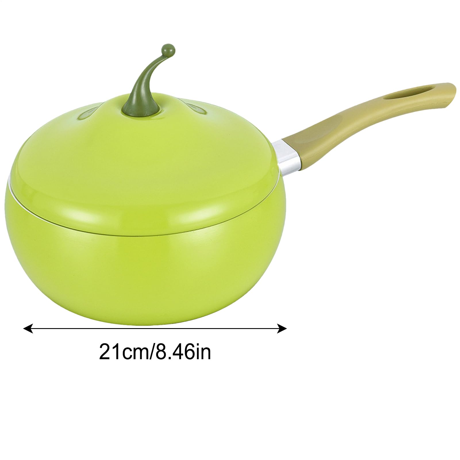 Pentola Da Zuppa Con Coperchio Pratico E Multiuso Antiaderente A Forma Di | Pentola E Padella Adatte All'Induzione Ideale Per Pasta, Zuppa, Spaghetti, Uso In Cucina Domestica E Ristorante