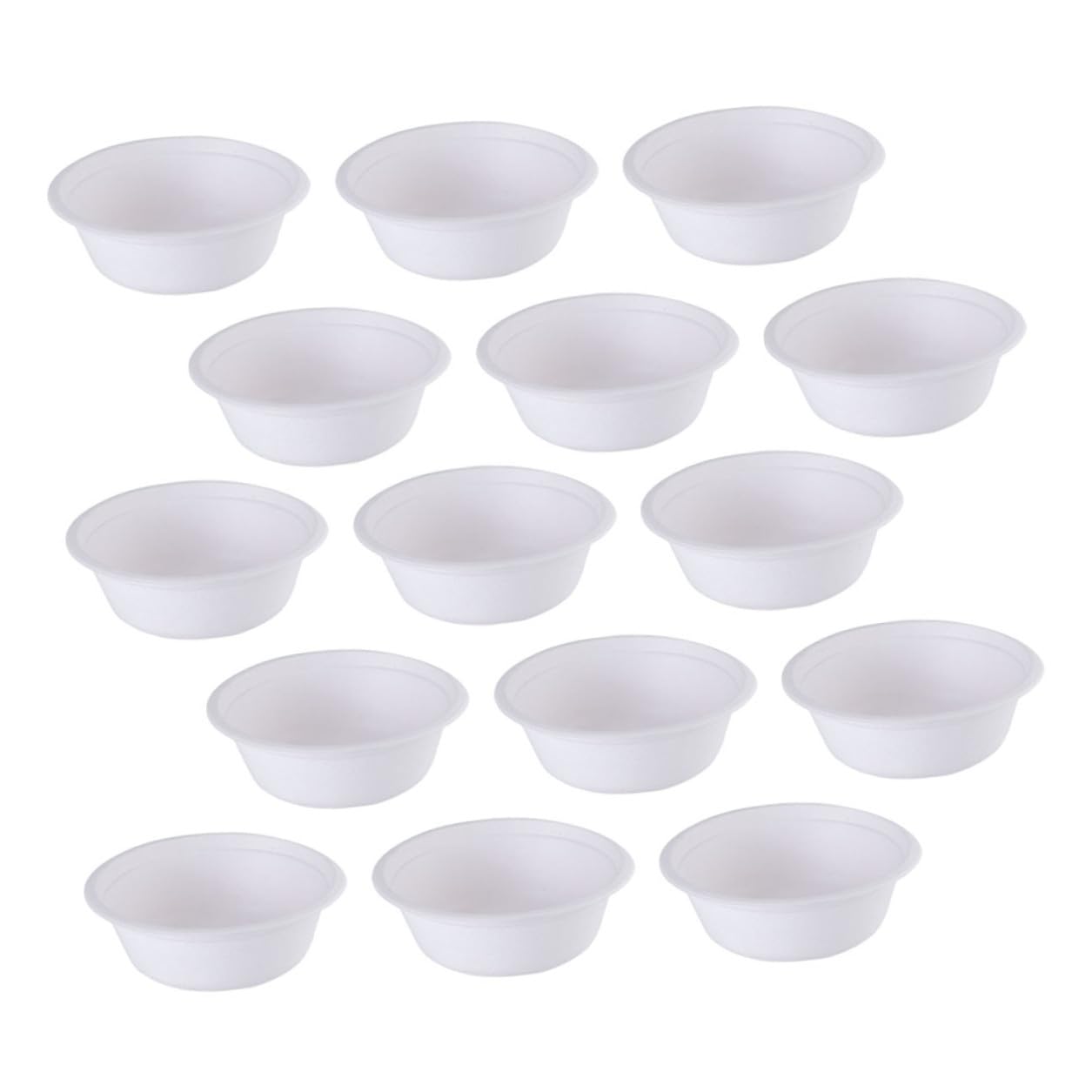 Bols en papier blancs YARNOW jetables et épais pour peinture et activités DIY de 50 pièces