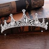 Categoría: Gorros Tiara Adornos para El Pelo De La Corona Novia Sombrero Retro Tocado para Mujer Cabello En Espiral Accesorios De Vestir Simple Noble Delicado Elegante Decoración Fotográfica