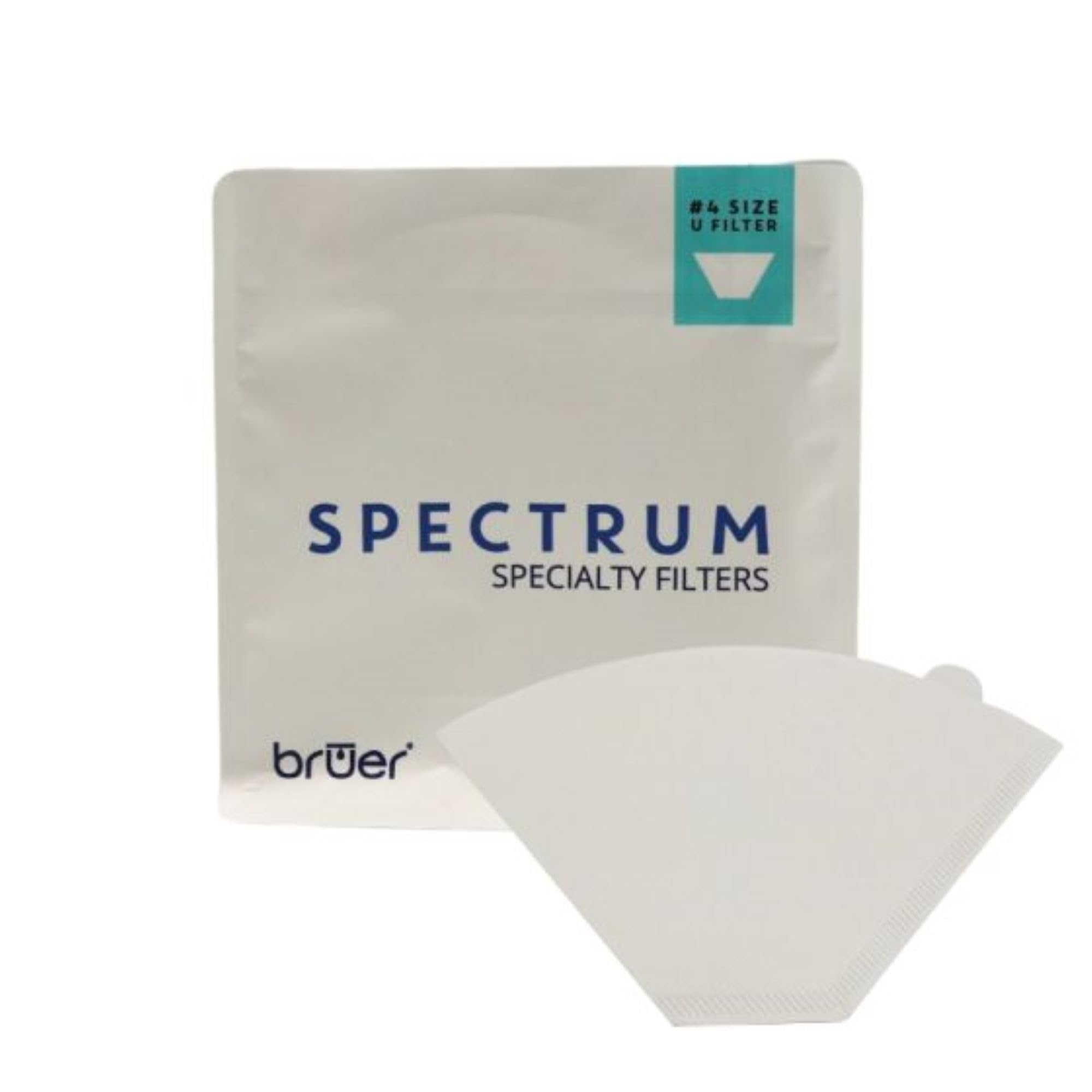 Bruer Spectrum U Shape Paper Filter #4-100pk