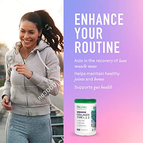 Organika Full Spectrum Collagen Type 1, 2, 3 Bovine, Marine, and Chicken Collagen Combination
