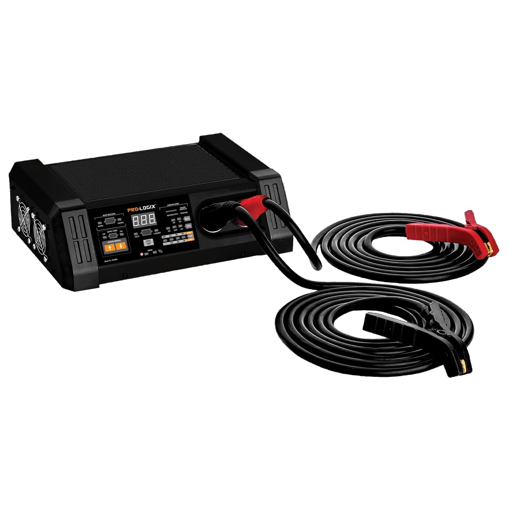 Clore Automotive 12/24 Volt 120A Flashing Power Supply and 120/60/40/10A Fleet Battery Charger