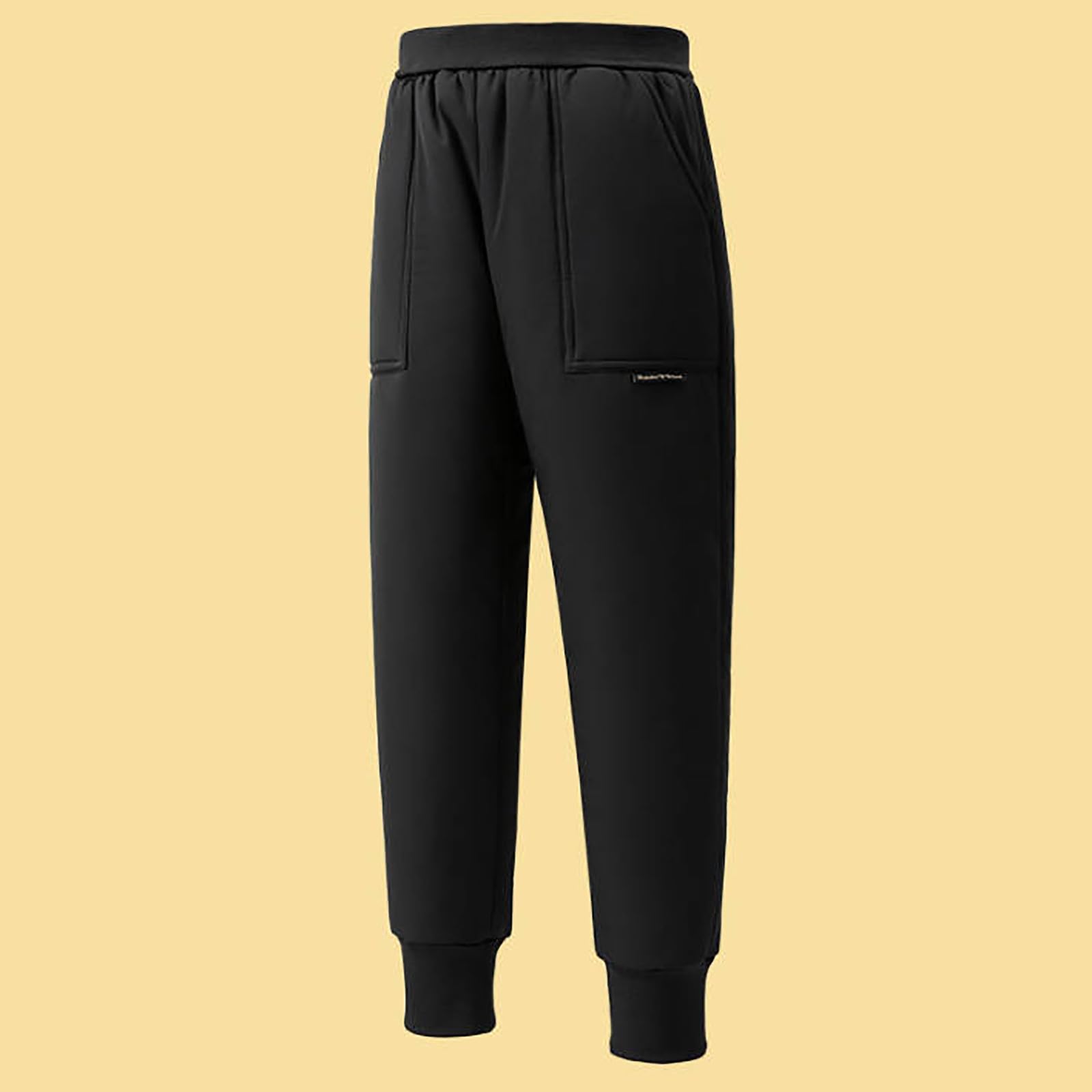 Pantaloni Felpati Bambino 3-14 Anni Larghi Invernali Pile Caldi Pantaloni Tuta Cargo Ragazzo Sportivi Loose Tasche Pantalone Jogging Baggy Casual con Elastico in Vita Morbidi Casa
