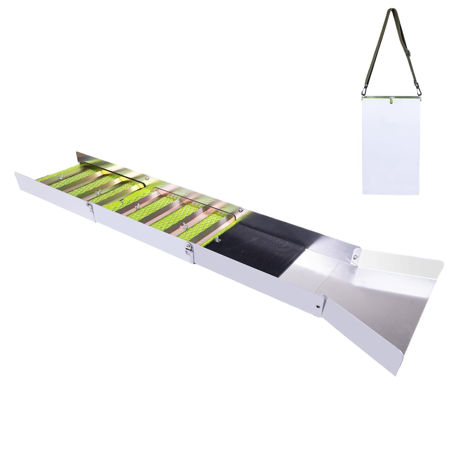 Kit Lavaggio Oro 1 Set Completo di Attrezzatura da Prospezione | Lavaggio Per Vasca Da Miniera Attrezzatura Scavo e Caccia Rocce per Principianti Appassionati Adulti Outdoor Avventura