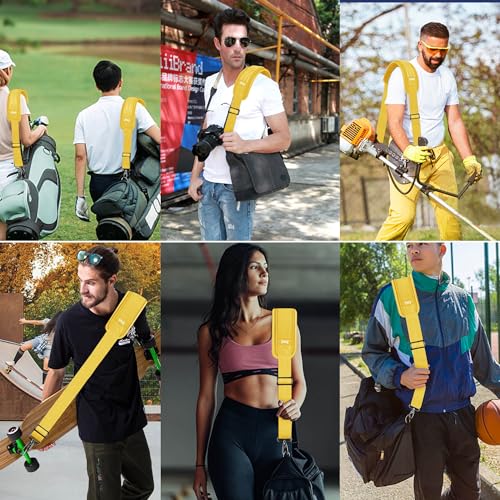 Image of ZINZ 79.5 inch Universal Strap with Ultra-Thick Fixed Breathable Pad - Adjustable Heavy-Duty Shoulder Strap for Laptop, Crossbody, Luggage, Gym, Camera Bag and More - Y01E01