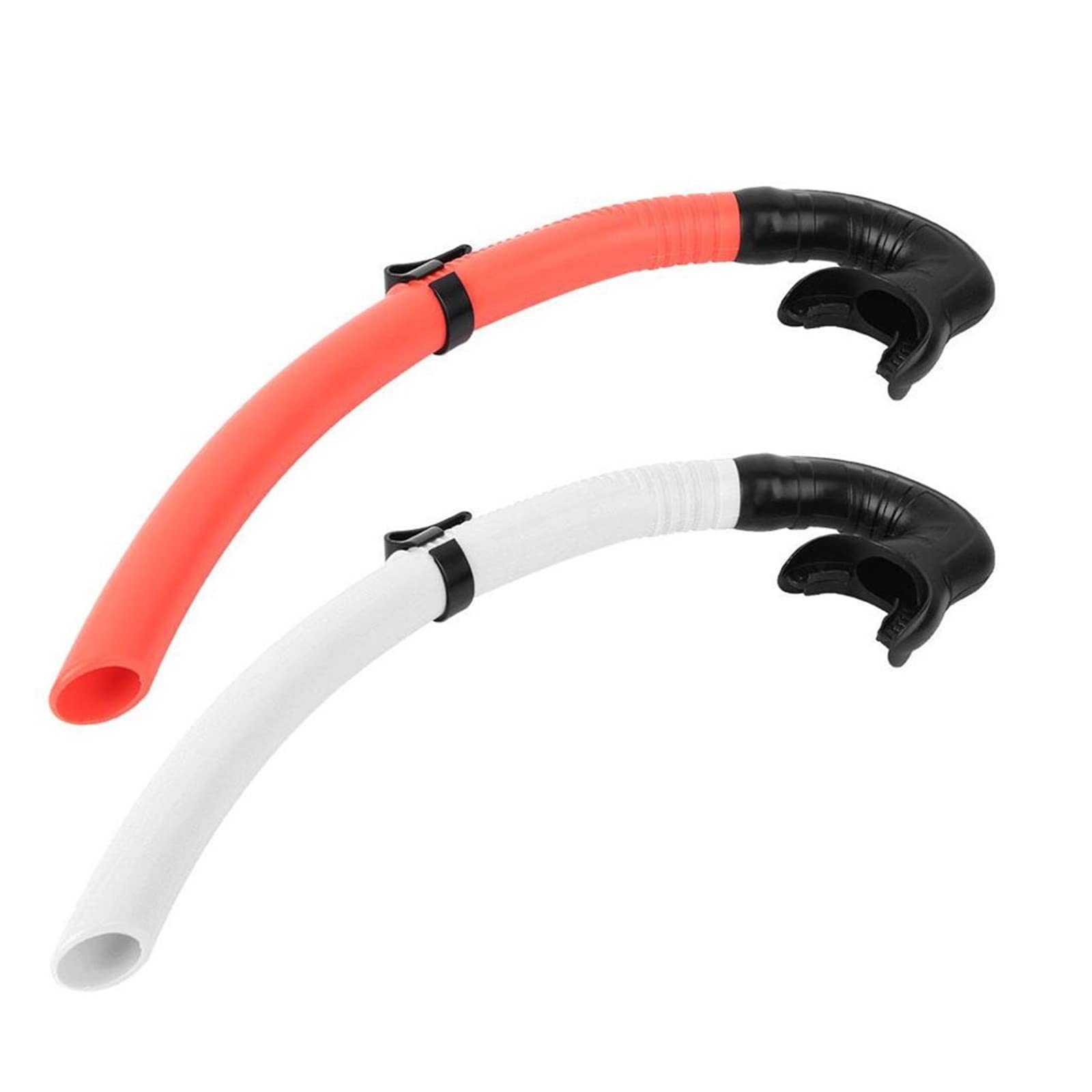 Snorkeling subacqueo Tubo di respirazione in silicone tubo immersioni snorkel tubo bagnato snorkel snorkel snorkeling ad accessorio per le attività di immersioni subacquee e snorkeli(Material:WHITE)