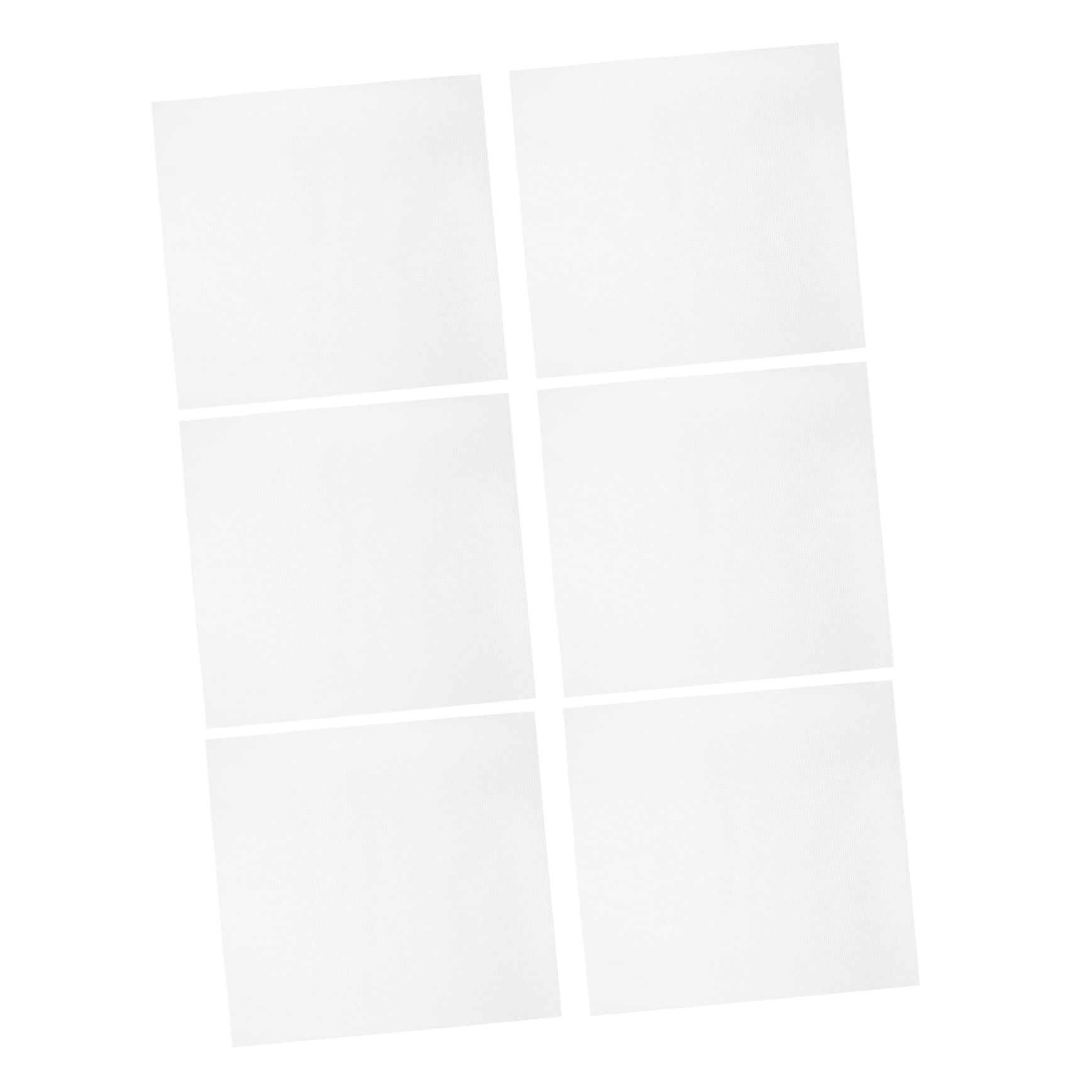 Cabilock 6Pcs Silicone Dehydrator Sheets Non Stick Fruit Dryer Mats for Food Dehydrators Reusable Drying Pads for Fruits Vegetables and Meats