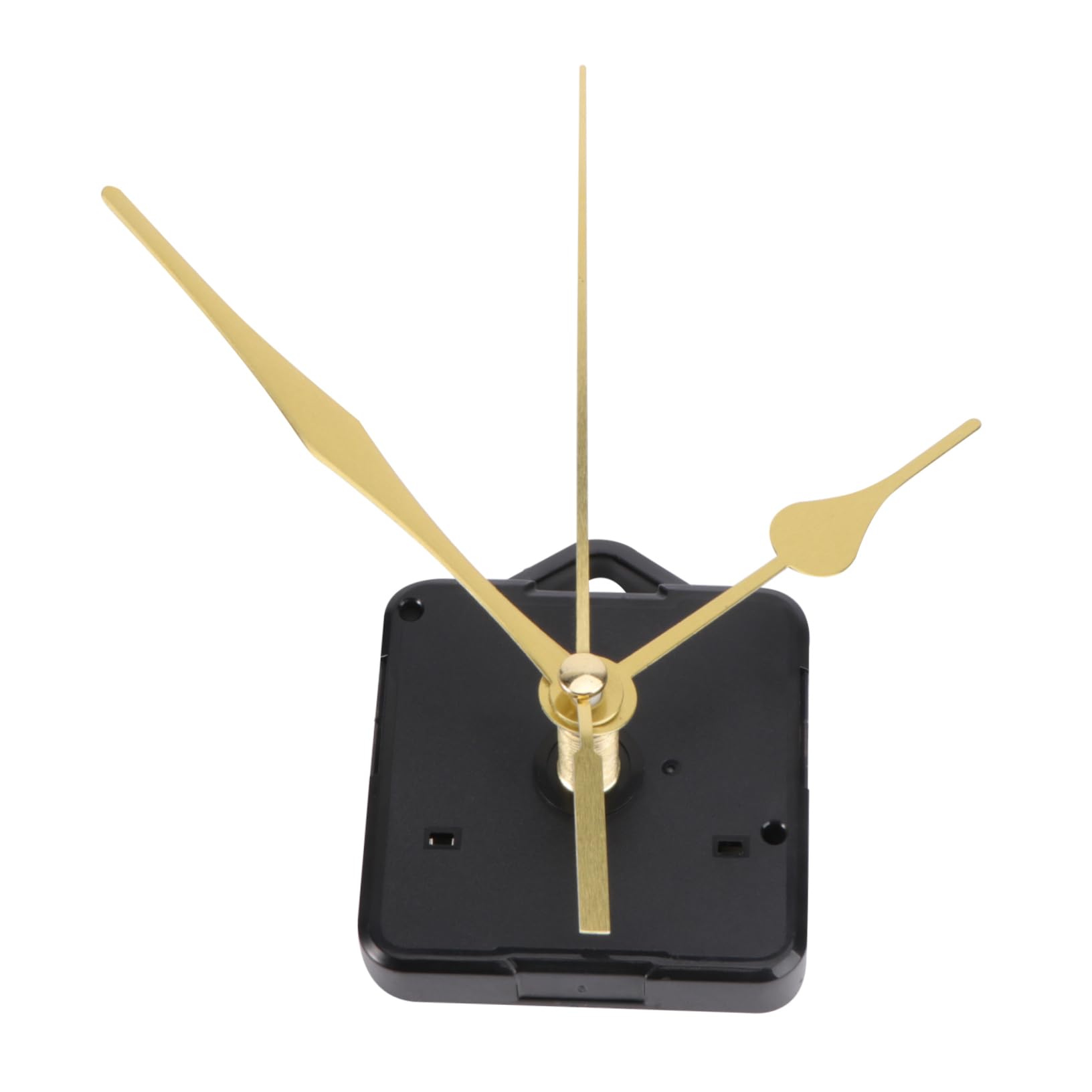 DOITOOL Kit di Sostituzione Movimento dell'orologio al Quarzo Silenzioso Movimento Muto movimenti dell'orologio Parti del meccanismo con 3 Batteria (Oro)