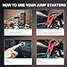Doorii Jump Starter with Air Compressor, Car Jumper Starter Portable 6000A, 150PSI Tire Inflator/Air Pump, LED Flashlight for Up to 10.0L Gas / 8.0L Diesel Engines