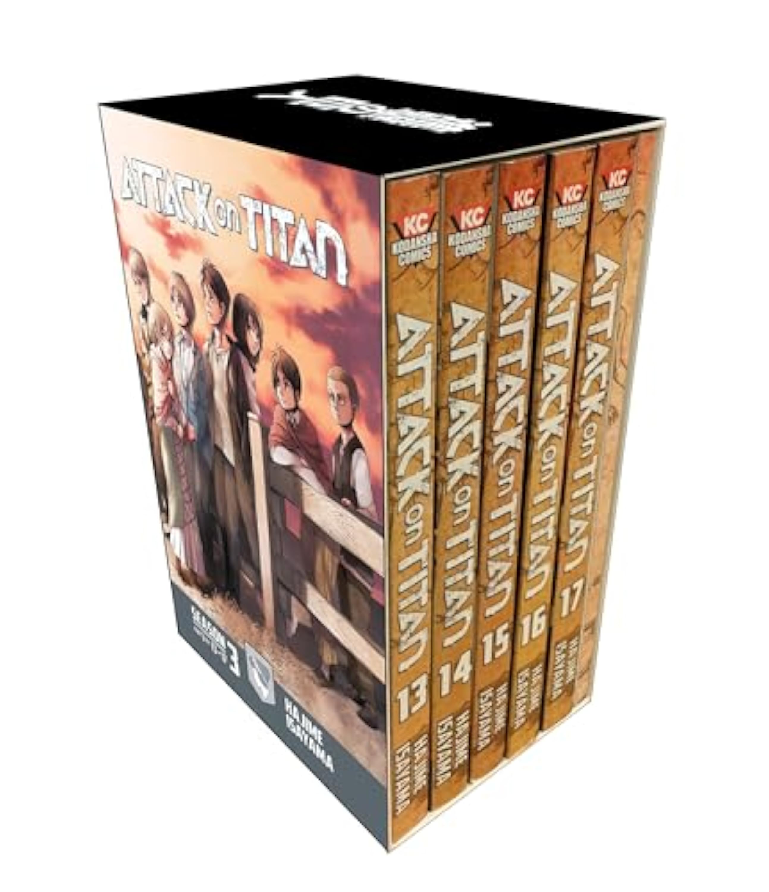 Attack on Titan Season 3 Part 1 Manga Box Set: 4 (Attack on Titan Manga Box Sets)