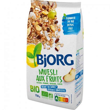 Bjorg - Lote de 3 cereales orgánicos (750 g)
