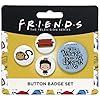 Official Friends Ross Button Badge Set by The Carat Shop #1