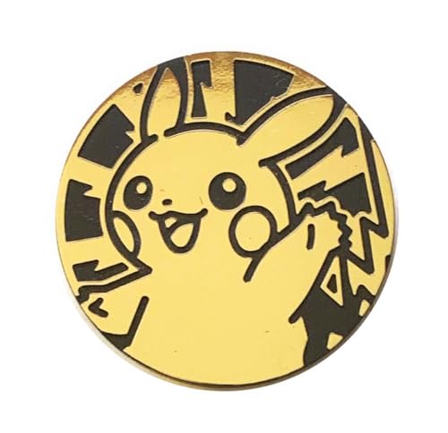 Pokemon Coin - Pikachu Waving - 2 inch -Large Size - Plastic