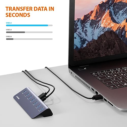 Hub USB multiple pour ordinateur Achoro, la solution pour connecter clavier, souris et tablette