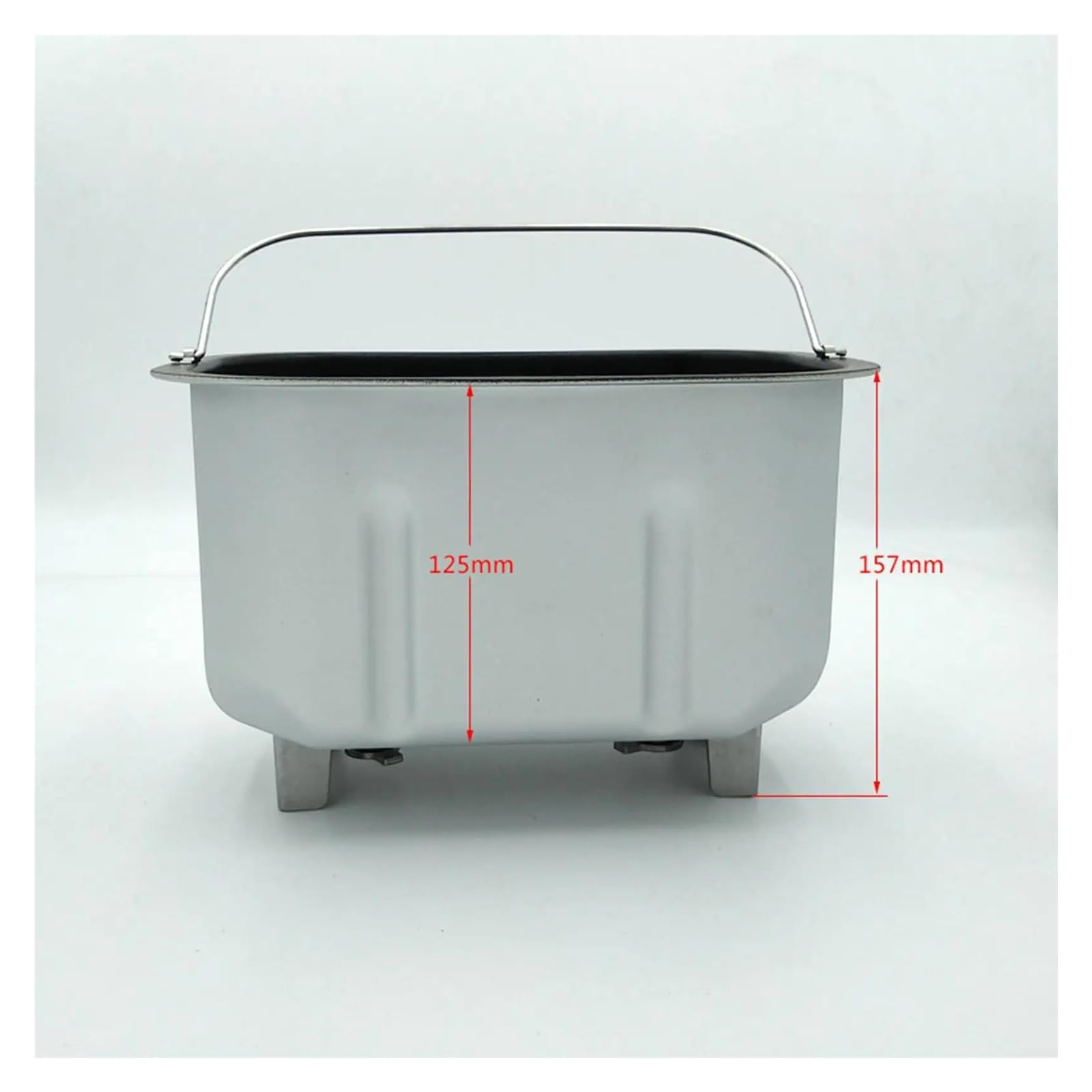 Aluminium-Brot-Backform, Backgeschirr, Antihaftbeschichtet, Maschinenzubehör For Den Haushalt, Doppelter Rühreimer For Hackbraten, Einfache Wartung