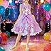 Girls Fashion Dresses Pop Singer Graphic Playwear Novelty Casual Wear Birthday Gift Rumi Mira Zoey Costume Princess Dress