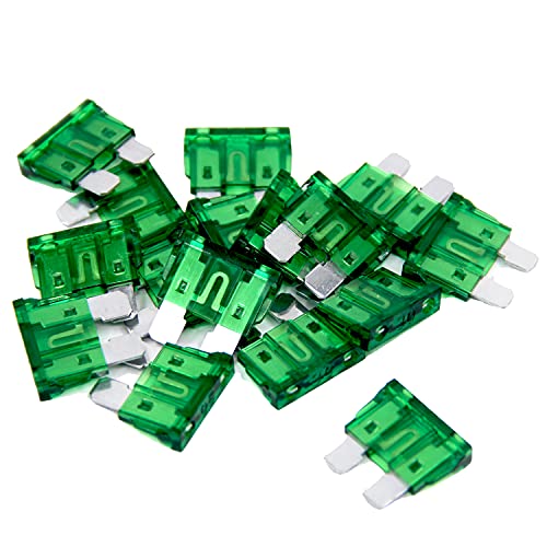 (20 pcs) 30 Amp Standard Blade Fuse 30A Automotive Fuse for Car Truck