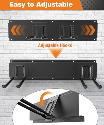 Garage-Tool-Organizer-Wall-Mount-495-Inch-Garage-Organization-and-Storage-Heavy-Duty-with-3-Packs-Rails-and-6-Adjustable-Hooks-Garden-Yard-Tool-Hanger-Rack-for-Shovel-Max-Load-600lbs