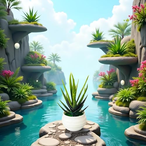 Wwyan Artificial Potted Plant, Indoor Decorative Greenery, Bathroom and Study Room Decor - Cosy Home Interiors Wwyan Artificial Potted Plant, Indoor Decorative Greenery, Bathroom and Study Room Decor - Image 6