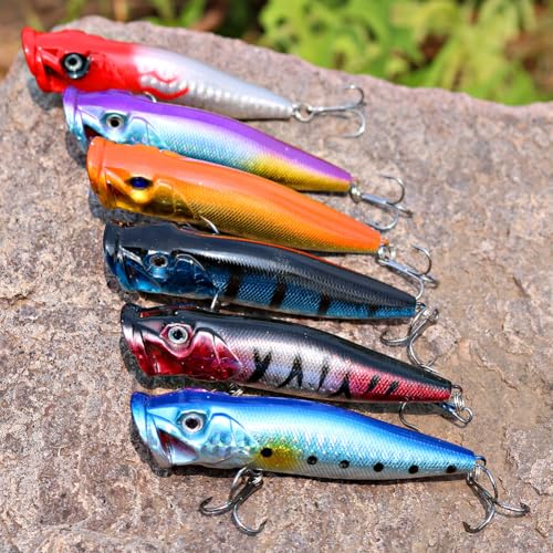 Appât de pêche réaliste popper crankbait vibe pour truite