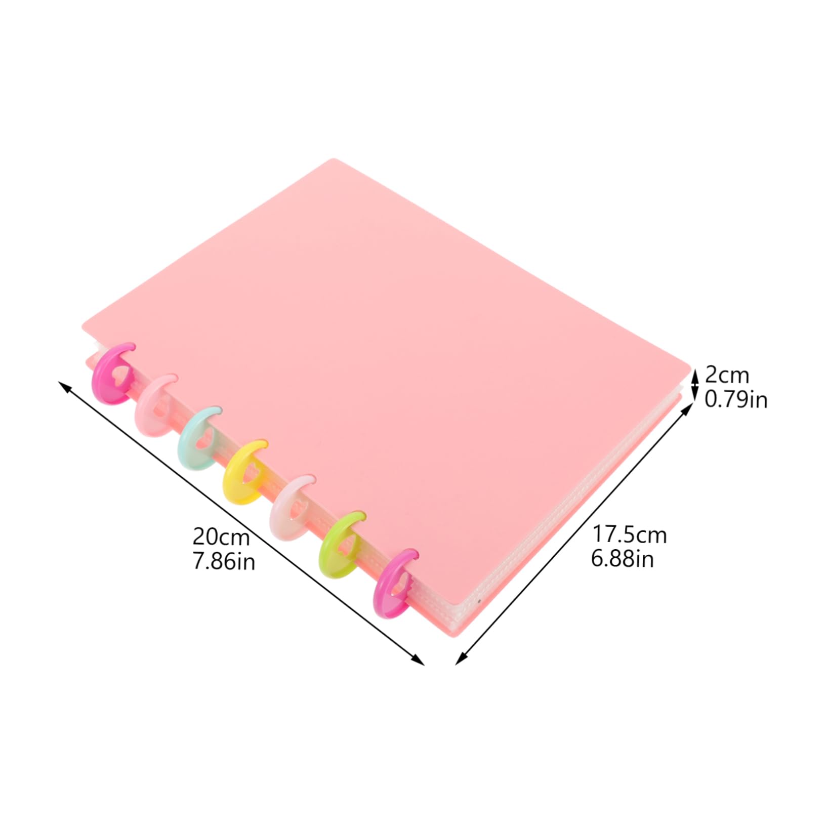 HOODANCOS Photo Album for Instant Camera Portable Photo Card Storage Pages Decorative Four Design for Souvenirs and Memories for