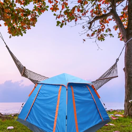 Carpa plegable para camping exterior azul para 2 personas miniatura 6