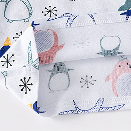 Boys Kids Pique Polo Shirt Short Sleeve Penguin Graphic Tee Button Up Lapel Collar Toddler Summer Golf Tennis Tops4