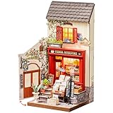 Rolife Miniature Casa Libreria Vienna, 290 pezzi Kit Casa in Miniatura DIY, Modellismo da ...