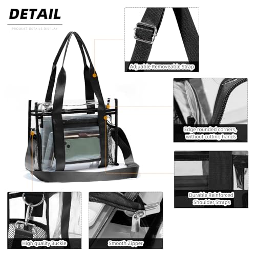 Bolso Tote transparente aprobado para estadio miniatura 6