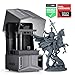 ELEGOO Saturn 4 Ultra 12K MSLA Resin 3D Printer and ELEGOO Tough Resin Black 1kg