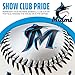 Franklin Sports Miami Marlins MLB Team Baseball - MLB Team Logo Soft Baseballs - Toy Baseball for Kids - Great Decoration for Desks and Office