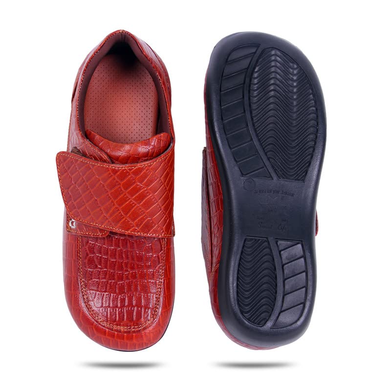 Image of M.V.DIABETES HEALTHCARE Special Diabetic Shoes for Men | Men's Diabetic & Orthopedic Shoe | Comfortable with Soft Sole Ultra-Lightweight Shoe