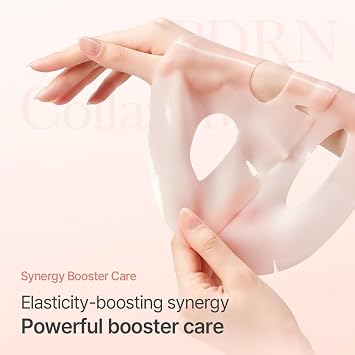 mixsoon PDRN Collagen Hydrogel Face Mask - Deeply Hydrating & Firming, Elasticity, Collagen Peptide Skin Treatment Mask 35g x5ea Korean Glass Skin Care for All Skin Types