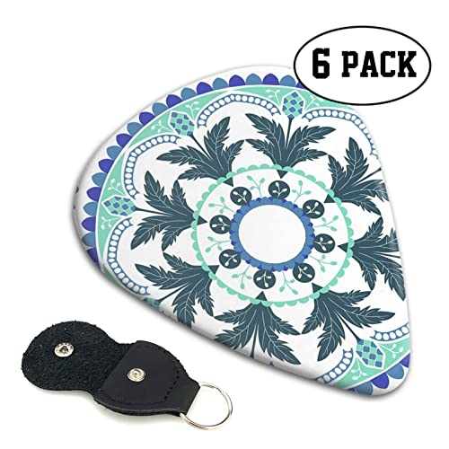FUCVNPZ Lot de 6 médiators en celluloïd, motif complexe, fins, moyens et lourds pour guitares acoustiques, électriques… - Les Beatles, Paul McCartney, John Lennon, RIngo Starr, George Harrison FUCVNPZ Lot de 6 médiators en celluloïd, motif complexe, fins, moyens et lourds pour guitares acoustiques, électriques… – Image 5