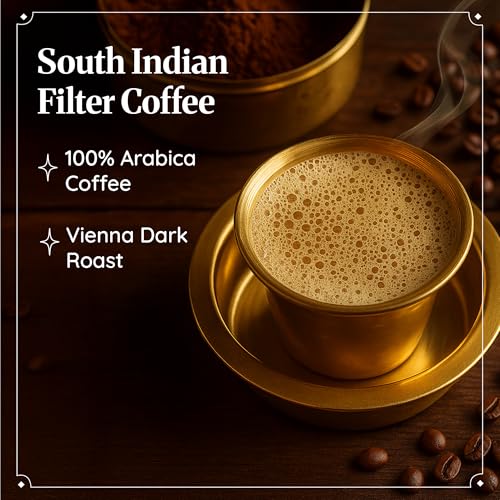 Image of THIRD WAVE COFFEE | Vienna Roast | 100% Arabica | Dark Roast | South Indian Filter | Fine Grind | 250 grams | Pouch