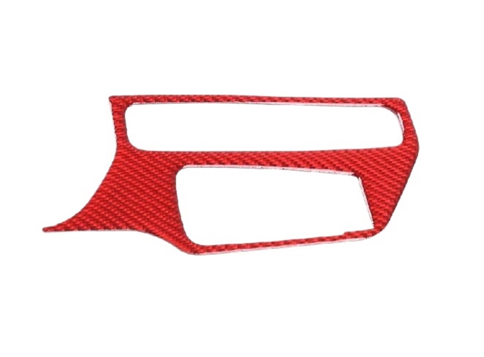 Car Gear Shift Panel Interior Trim Sticker Accessories for Toyota for Supra GR A90 A91 MK5 2019-2022 WEFOLCC(Red Carbon Fiber LHD)