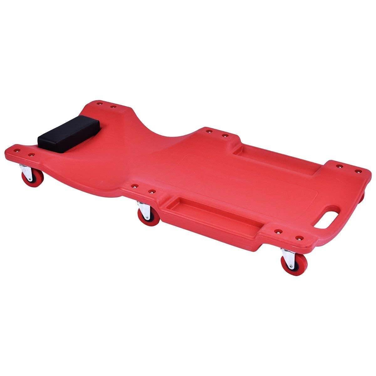 DAYUAN Meccanico veicolo rampicante sotto riparazione auto imbottito poggiatesta rotolamento modellato officina garage assistenza w/vassoio attrezzi