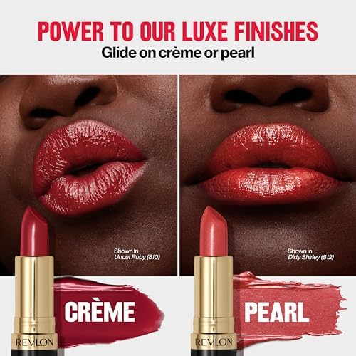 Revlon Super Lustrous Lipstick, High Impact Lipcolor with Moisturizing Creamy Formula, Infused with Vitamin E and Avocado Oil in Nude/Brown, Rose Velvet (130) - 5