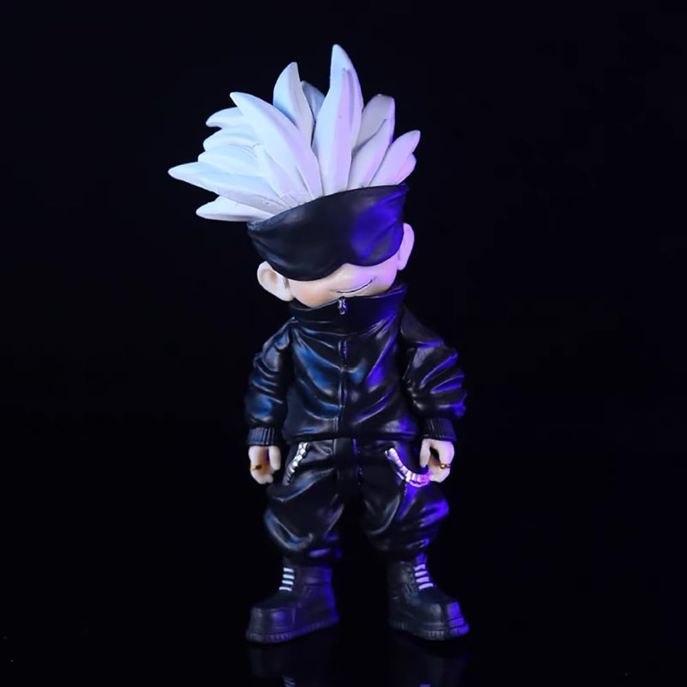 XESAGSNV Jujutsu Kaisen Premium Edition Satoru Gojo, Itadori Yuji Anime Surrounding Twisted Egg Car Doll Decoration Satoru Gojo - Image 4
