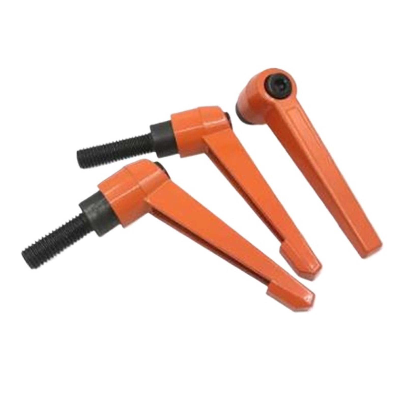 Dźwignia uchwytu zaciskowego Regulowane pokrętło blokujące M4-M16 | Pomarańczowy ergonomiczny uchwyt z bezpiecznym mechanizmem blokującym do maszyn(Screw M8x50mm)