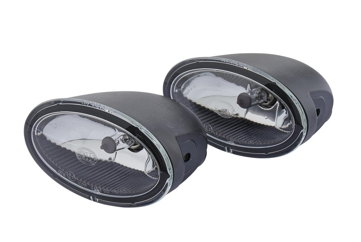 HELLA 1NA 008 283-801 FF/Halogen-Fog Light Set - FF 50 - 12V - Oval - mounting - Lens Colour: Crystal clear - left/right - Kit - Quantity: 2