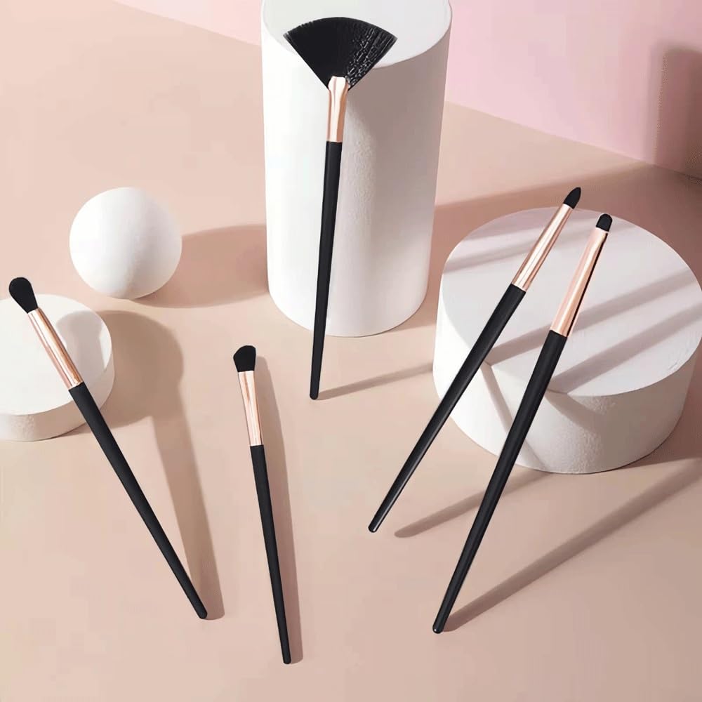 12 Piezas. Juego de brochas de Maquillaje, brocha correctora, brocha Sunshine, brocha de Maquillaje for Base, Herramienta de Belleza