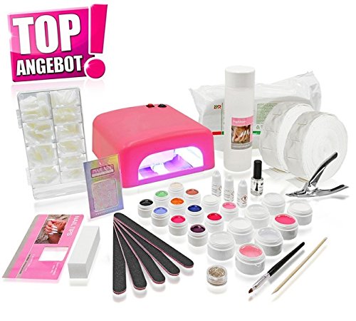 Nagelstudio Set H8 mit viel Zubehör und Gele ! Cover