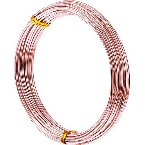 32.8 Feet Aluminum Wire, Bendable Metal Craft Wire for Making Dolls Skeleton DIY